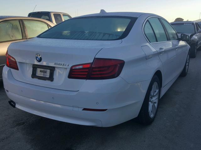 WBAXG5C50DD229711 - 2013 BMW 528 I WHITE photo 4