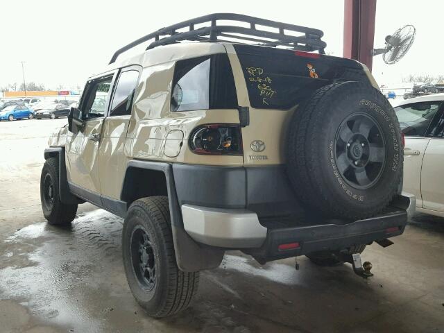 JTEBU11F58K054363 - 2008 TOYOTA FJ CRUISER TAN photo 3