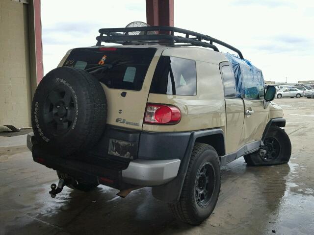 JTEBU11F58K054363 - 2008 TOYOTA FJ CRUISER TAN photo 4