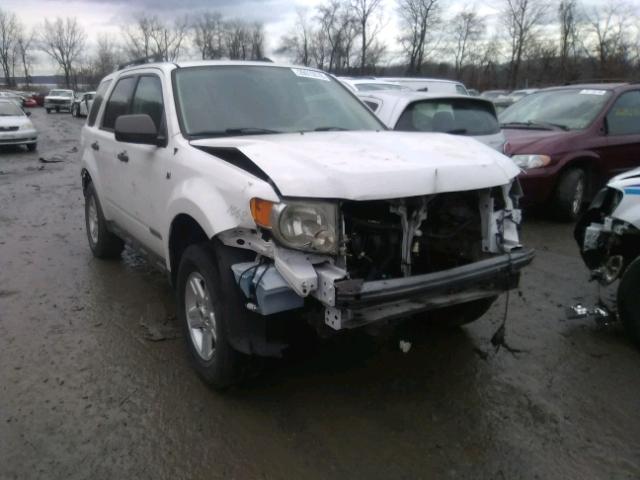 1FMCU59H58KB75413 - 2008 FORD ESCAPE HEV WHITE photo 1