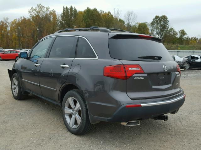 2HNYD2H62BH526232 - 2011 ACURA MDX TECH 灰色 照片 3