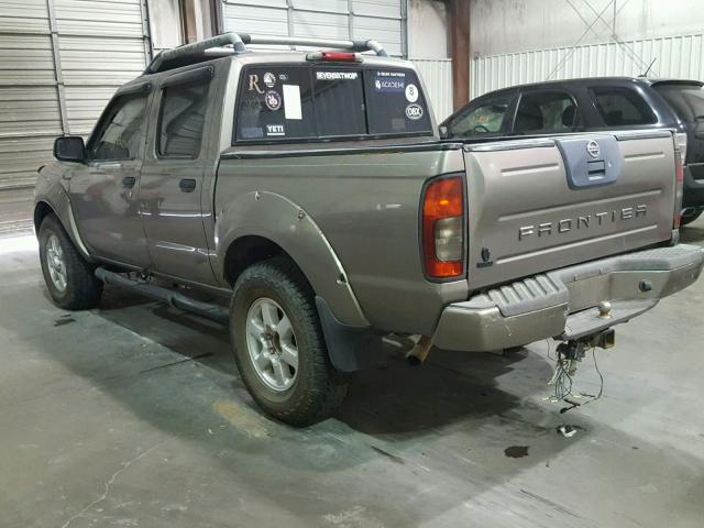 1N6MD27Y13C429919 - 2003 NISSAN FRONTIER C TAN photo 3