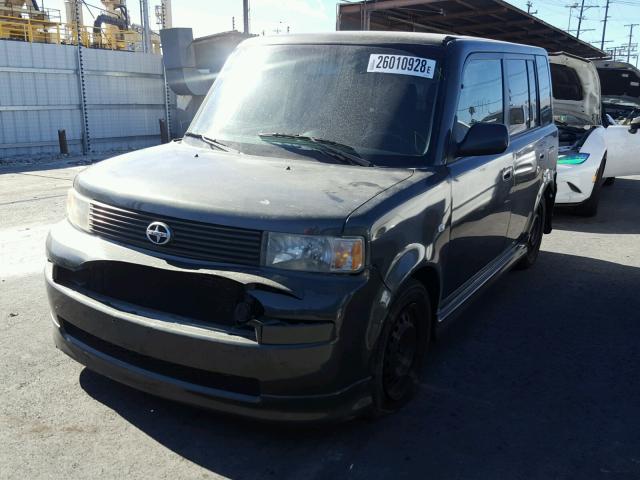 JTLKT324364033131 - 2006 TOYOTA SCION XB GREEN photo 2