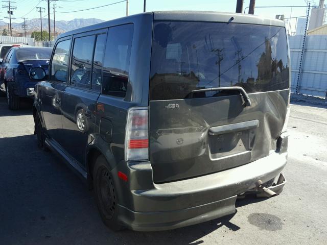 JTLKT324364033131 - 2006 TOYOTA SCION XB GREEN photo 3