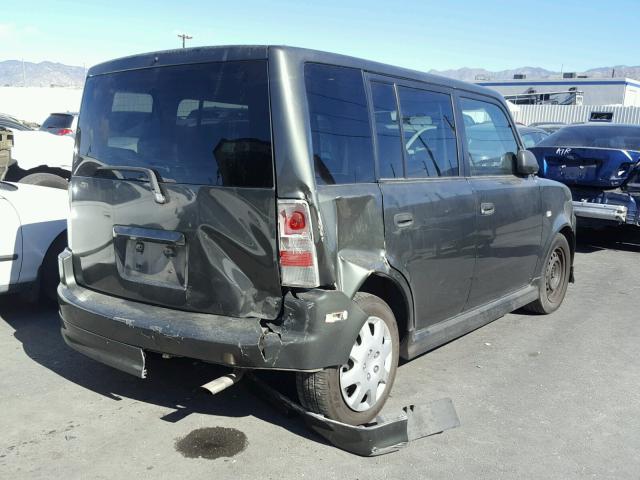 JTLKT324364033131 - 2006 TOYOTA SCION XB GREEN photo 4