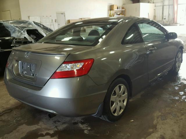 2HGFG12687H535985 - 2007 HONDA CIVIC LX TAN photo 4