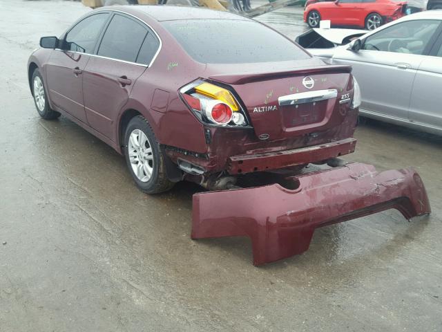 1N4AL2AP0BC111576 - 2011 NISSAN ALTIMA BAS BURGUNDY photo 3