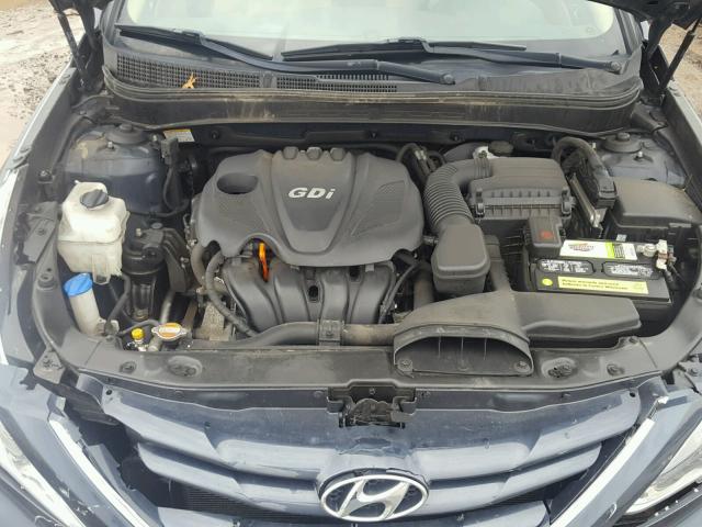 5NPEB4ACXCH437981 - 2012 HYUNDAI SONATA GLS BLUE photo 7