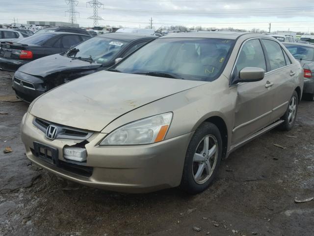 1HGCM56674A100852 - 2004 HONDA ACCORD EX GOLD photo 2