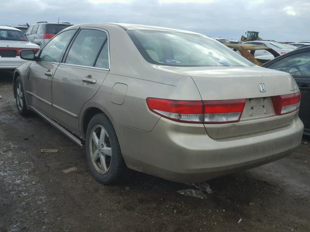 1HGCM56674A100852 - 2004 HONDA ACCORD EX GOLD photo 3