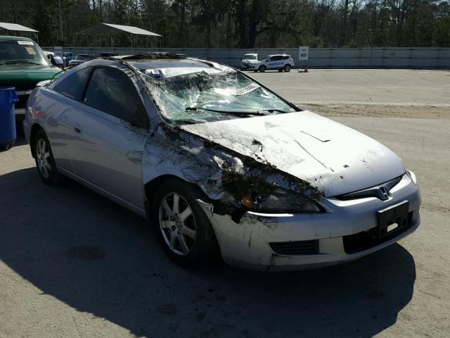 1HGCM82615A000593 - 2005 HONDA ACCORD EX SILVER photo 1