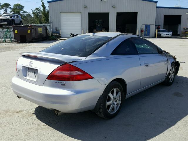 1HGCM82615A000593 - 2005 HONDA ACCORD EX SILVER photo 4