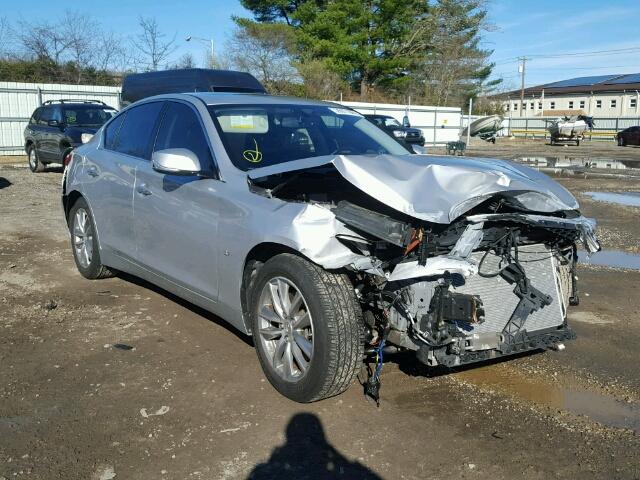 JN1BV7AR9EM681648 - 2014 INFINITI Q50 BASE Plata foto 1