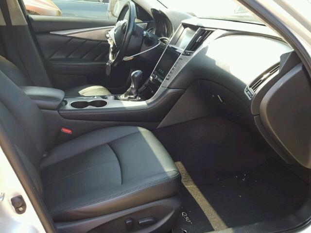 JN1BV7AR9EM681648 - 2014 INFINITI Q50 BASE Plata foto 5