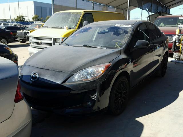 JM1BL1V87C1547205 - 2012 MAZDA 3 I BLACK photo 2