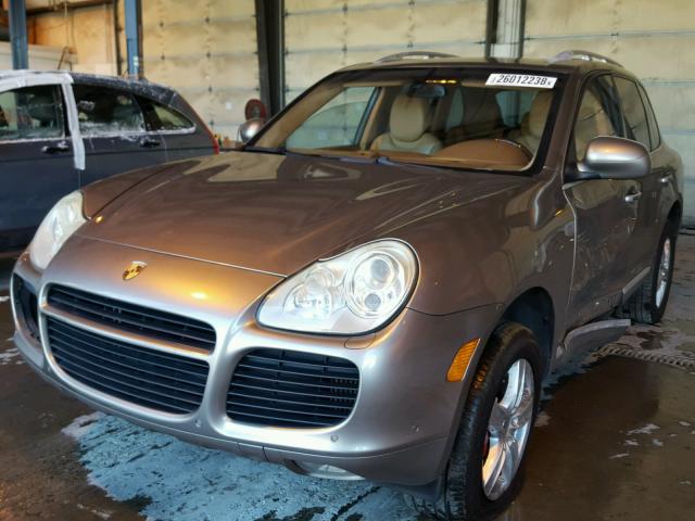 WP1AC29P34LA94465 - 2004 PORSCHE CAYENNE TU GRAY photo 2