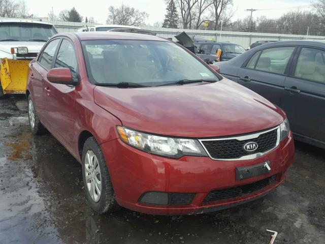 KNAFU4A26C5594166 - 2012 KIA FORTE EX RED photo 1