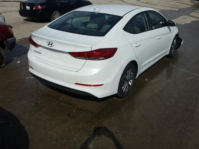 5NPD84LFXHH023950 - 2017 HYUNDAI ELANTRA SE WHITE photo 4