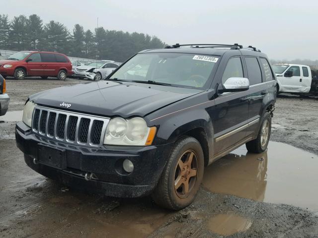 1J8HS68216C251731 - 2006 JEEP GRAND CHER BLACK photo 2