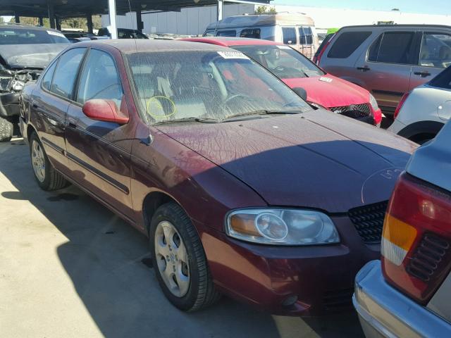 3N1CB51D45L502139 - 2005 NISSAN SENTRA 1.8 MAROON photo 1