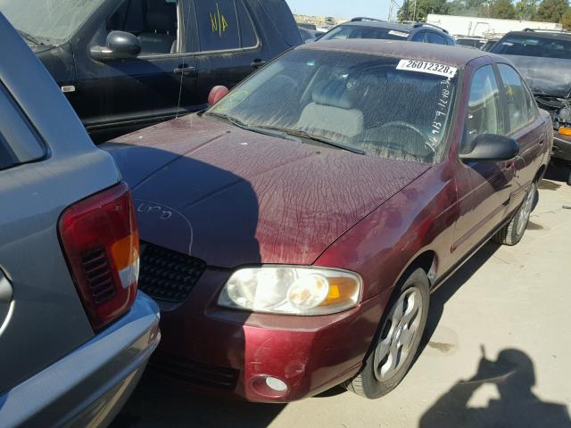 3N1CB51D45L502139 - 2005 NISSAN SENTRA 1.8 MAROON photo 2