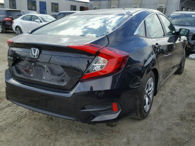 2HGFC2F56GH576019 - 2016 HONDA CIVIC LX BLACK photo 4