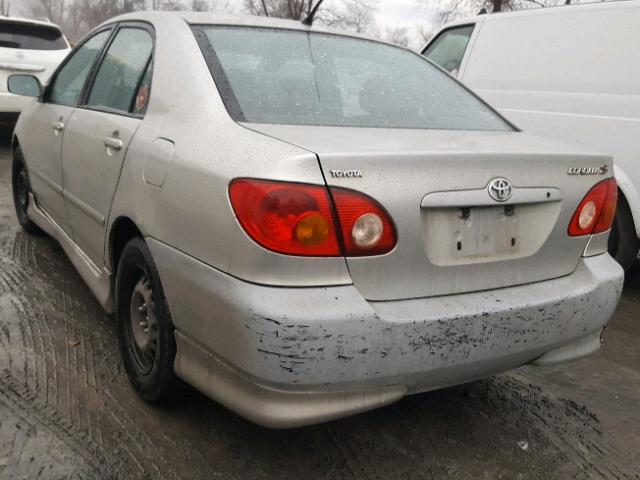 1NXBR32E34Z194977 - 2004 TOYOTA COROLLA CE SILVER photo 3