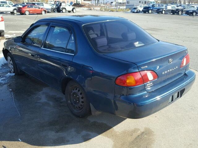 2T1BR12E3YC331329 - 2000 TOYOTA COROLLA VE BLUE photo 3