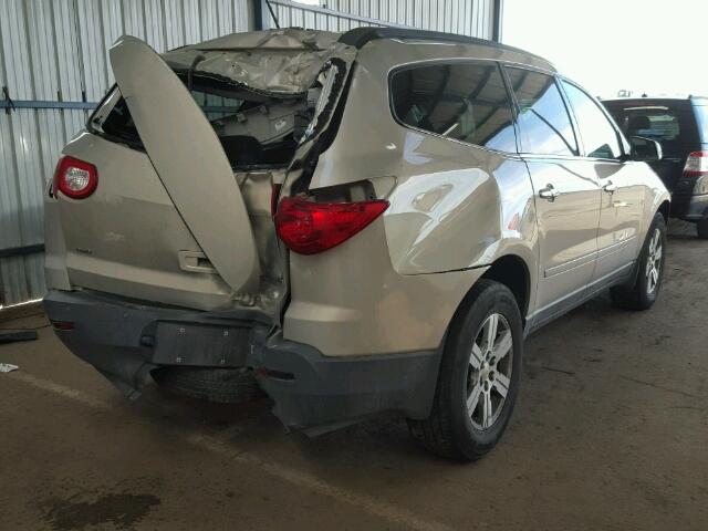 1GNLVFED4AJ243374 - 2010 CHEVROLET TRAVERSE L TAN photo 4