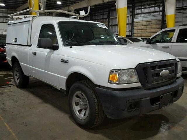 1FTYR10D57PA41033 - 2007 FORD RANGER WHITE photo 1