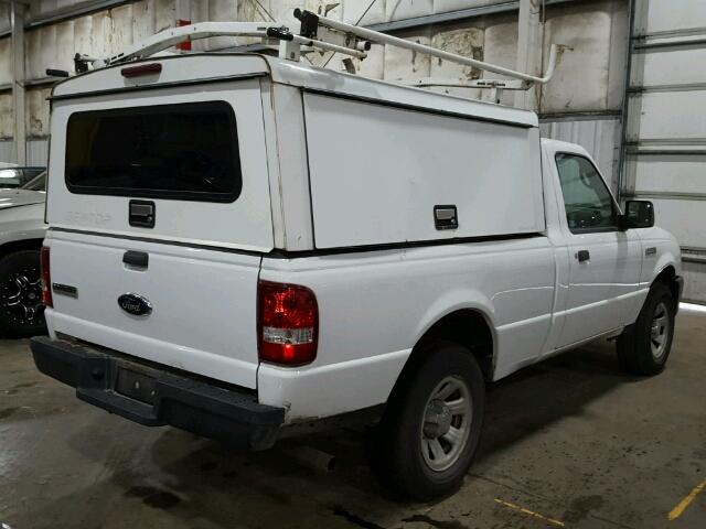 1FTYR10D57PA41033 - 2007 FORD RANGER WHITE photo 4