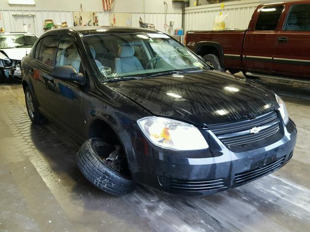 1G1AK55F877245132 - 2007 CHEVROLET COBALT LS BLACK photo 1