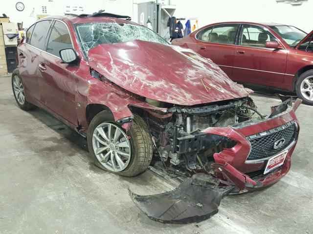 JN1CV7AP2GM202184 - 2016 INFINITI Q50 BASE Burdeos foto 1