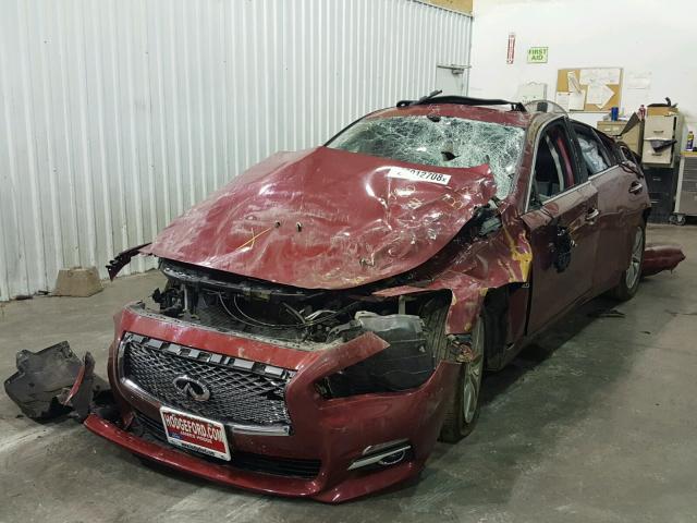 JN1CV7AP2GM202184 - 2016 INFINITI Q50 BASE Burdeos foto 2