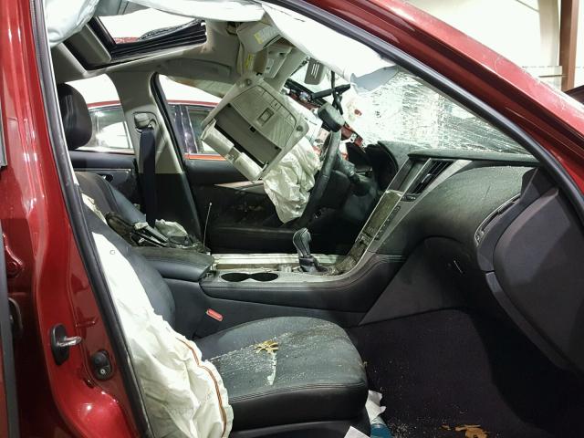 JN1CV7AP2GM202184 - 2016 INFINITI Q50 BASE Burdeos foto 5