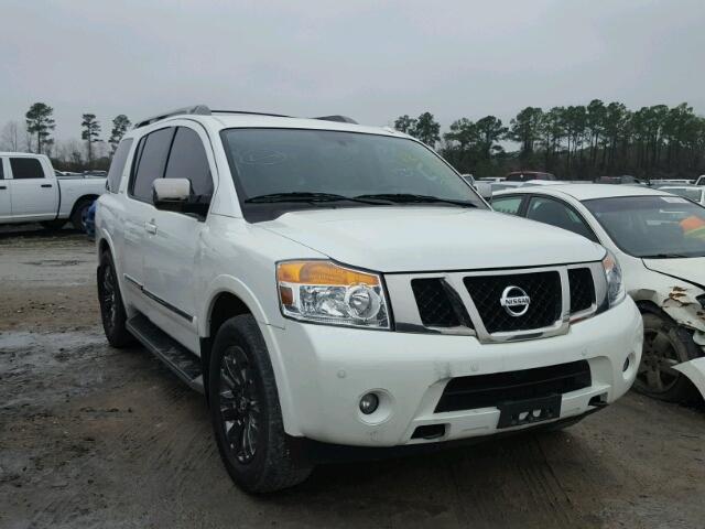 5N1BA0ND0FN618606 - 2015 NISSAN ARMADA SV WHITE photo 1