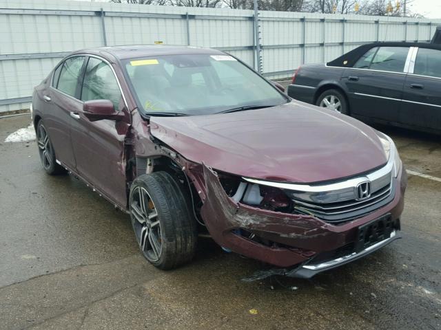 1HGCR3F97HA035619 - 2017 HONDA ACCORD TOU MAROON photo 1