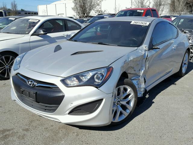 KMHHT6KD6DU108789 - 2013 HYUNDAI GENESIS CO SILVER photo 2