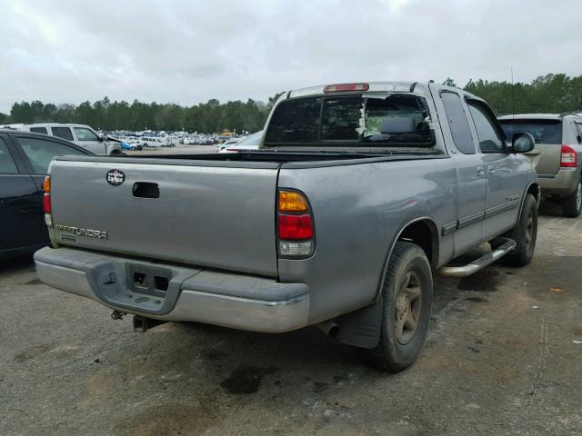 5TBRN34151S218553 - 2001 TOYOTA TUNDRA ACC SILVER photo 4