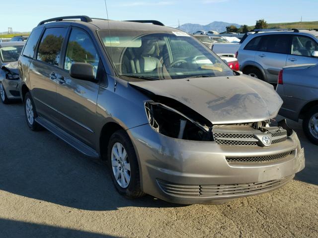 5TDZA23C04S062183 - 2004 TOYOTA SIENNA CE GRAY photo 1