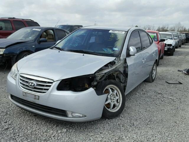 KMHDU4AD9AU037651 - 2010 HYUNDAI ELANTRA BL SILVER photo 2