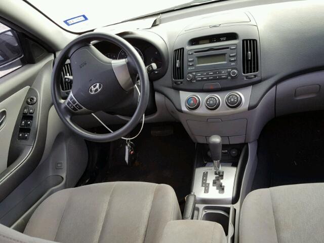 KMHDU4AD9AU037651 - 2010 HYUNDAI ELANTRA BL SILVER photo 9