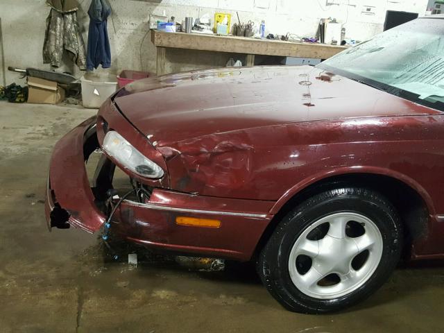 1G3HN52K1X4820607 - 1999 OLDSMOBILE 88 BASE BURGUNDY photo 9