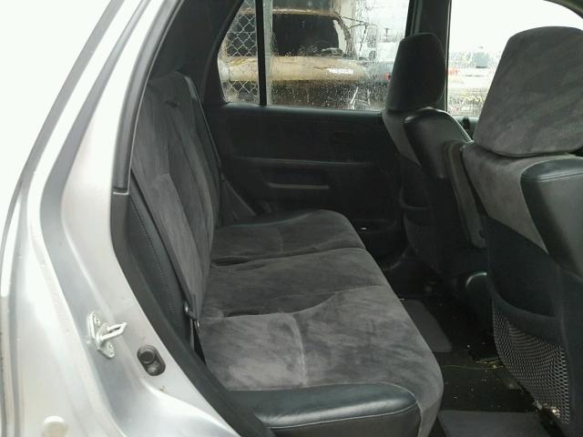 JHLRD78834C055452 - 2004 HONDA CR-V EX SILVER photo 6