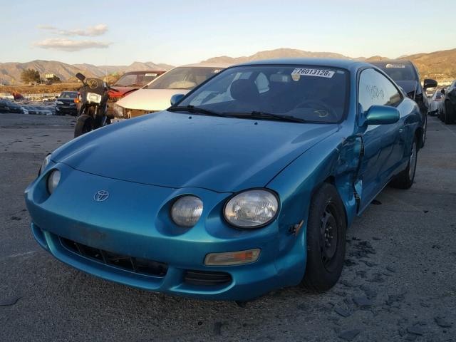 JT2DB02TXT0060660 - 1996 TOYOTA CELICA ST GREEN photo 2