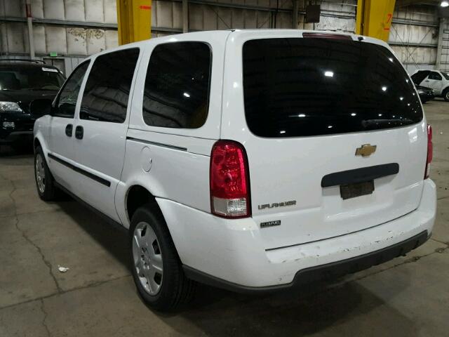 1GBDV13W78D199226 - 2008 CHEVROLET UPLANDER I WHITE photo 3