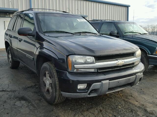 1GNDT13S232367901 - 2003 CHEVROLET TRAILBLAZE BLACK photo 1