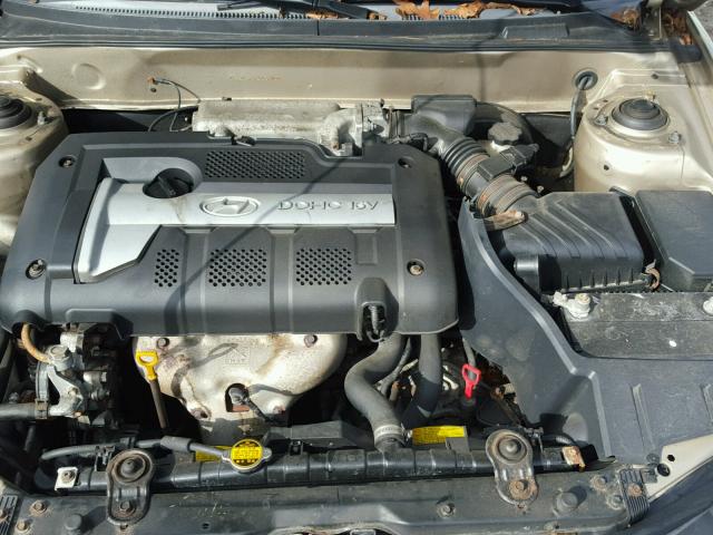 KMHDN45D93U582887 - 2003 HYUNDAI ELANTRA GL TAN photo 7