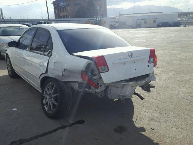 1HGES16594L011254 - 2004 HONDA CIVIC LX WHITE photo 3