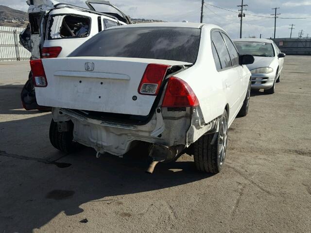 1HGES16594L011254 - 2004 HONDA CIVIC LX WHITE photo 4